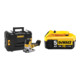 Set DEWALT Akku-Stichsäge 18 V DCS335NT-XJ + Ersatz-Akku 5 Ah DCB184-XJ-1