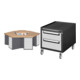 Set STIER Gruppenwerkbank mit 6x5 Schubladen und Energieaufsatz BxTxH...