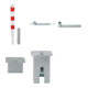 Set Schake Absperrpfosten Typ 40100FB + Dreikantschl ssel M 12 + Grauguss-Univ.-Schl ssel + Schake Abdeckkappe Art.Nr.470.20 + Schake Abdeckkappe Art.Nr.470.21
