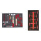 Set STIER Coffret d’outils universel 18 pièces en mousse souple (EVA) + STIER Jeu de tournevis T à empreinte Torx TX15 - TX45 mm 6 pièces en mousse souple (EVA)-1