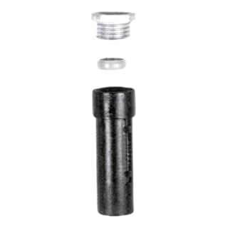 Set Bodenhülse aus Grauguß + Gewinde, Spannring 500mm lang für 60mm RohrØ + Universalschlüssel aus Grauguß passend für Graugußbodenhülsen Ø 60mm + Ø 76mm, inkl. Vierkant für Blindstopfen