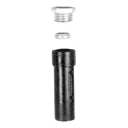 Set Bodenhülse aus Grauguß + Gewinde, Spannring 500mm lang für 60mm RohrØ + Universalschlüssel aus Grauguß passend für Graugußbodenhülsen Ø 60mm + Ø 76mm, inkl. Vierkant für Blindstopfen
