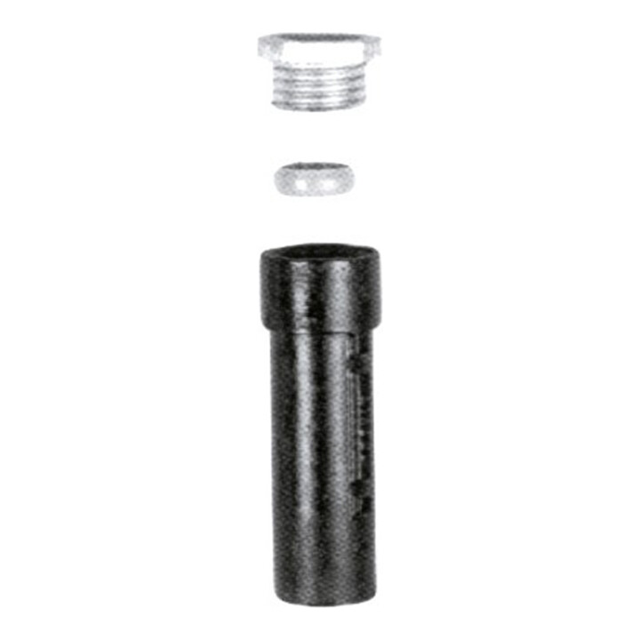 Set Bodenhülse aus Grauguß + Gewinde, Spannring 500mm lang für 60mm RohrØ + Universalschlüssel aus Grauguß passend für Graugußbodenhülsen Ø 60mm + Ø 76mm, inkl. Vierkant für Blindstopfen