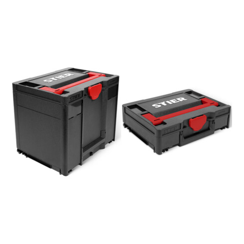 Set STIER Systainer³ IV Black + Systainer³ I Black