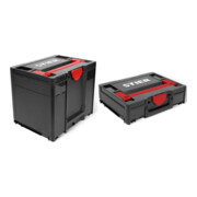 Set STIER Systainer³ IV Black + Systainer³ I Black