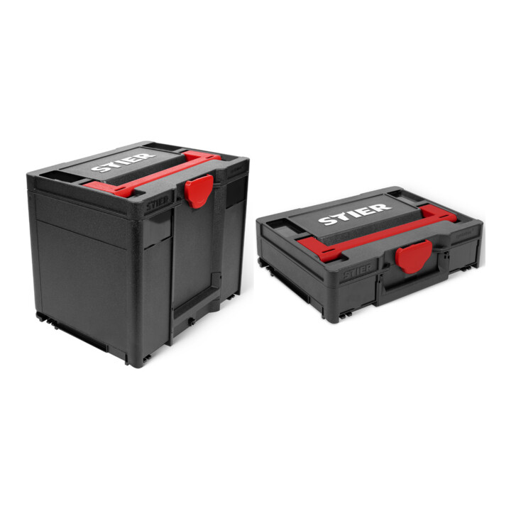 Set STIER Systainer³ IV Black + Systainer³ I Black