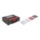 Set STIER Systainer³ I Black Edition + BGS Schraubstock-Schutzbacken-Satz Aluminium 125 mm 8 teilig