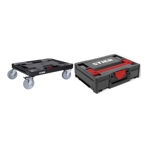 Set STIER Systainer-Rollbrett RB Black + Systainer³ I Black