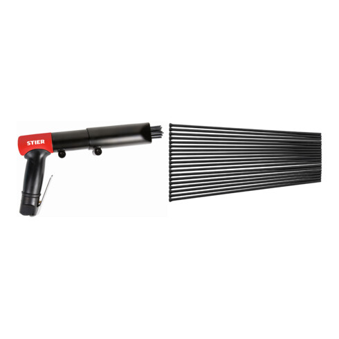 Set STIER Nadelentroster NE-30, 340 mm + Nadelentroster-Ersatznadeln 19 Stück