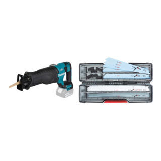 Set Makita Reciprosäge DJR187ZK + Bosch SSB ToughBox 20tlg. All-in-One