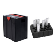 Set STIER Systainer V T-LOC BLACK + Kartuscheneinsatz für Systainer V and IV