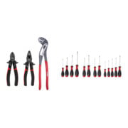 Set STIER Zangensatz Universal+ 3-teilig + Stier Schraubendreher-Satz Big Pack 11-teilig
