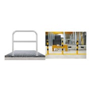 Set Schake Abweisebügel aus Stahlrohr Ø 60 x 2,5 mm, beschichtet + BefestigungsschraubensatzTyp 1