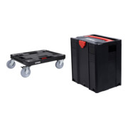 Set STIER Systainer-Rollbrett RB Black +Systainer V T-LOC Black