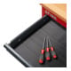 Set STIER Coffret de clés à douille 1/4'' 3/8'' 1/2'' 179 pièces en mousse souple (EVA) + STIER Tapis de tiroir en caoutchouc pour servante d’atelier STIER