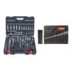 Set STIER Clés à douille 1/4, 3/8-1/2 pouce, 179 pièces + Clés mixtes SW6-32mm 21 pièces-1