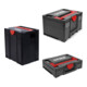 Set STIER Systainer V T-LOC Black + Systainer³ I Black + Systainer³ III Black-1