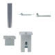 Set Schake Sperrpfosten aus Edelstahl Typ 40205P + Dreikantschlssel M 12 + Grauguss-Univ.-Schlssel