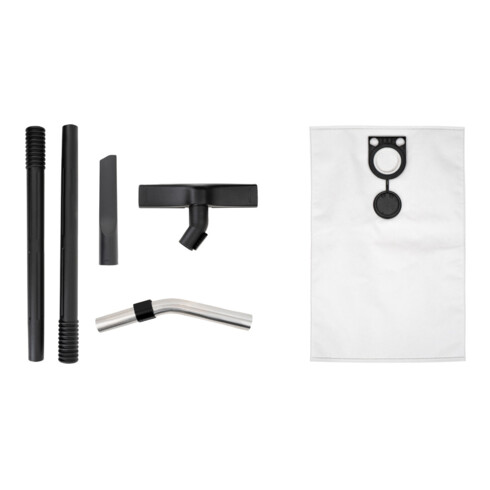 Set STIER Reinigungsset für STIER Nass-Trockensauger 5er + Vliesfilterbeutel 25l