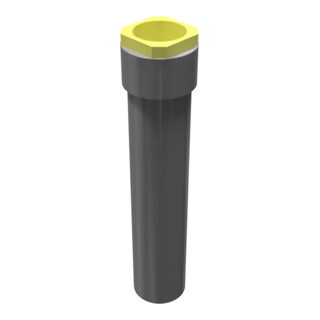 Set Absperrpfosten 476/1 D 76 mm ortsf., verz. + Schake Absperrkette aus Stahl 6mm geschweißt + Schake Verbindungsglied verzinkt