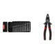 Set Stier Jeu de clés à cliquet à bouche + Pince combinée Kraft 180 mm-1