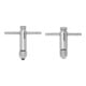 Gedore Support d’outil avec cliquet et œil de centrage Set Taille M5-M12 & M3-M10-1