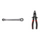 Set Stier Clé à cliquet double anneau KraftSpezial + Pince combinée Kraft 180 mm-1