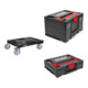 Set STIER Systainer-Rollbrett RB + Systainer³ I + Systainer³ III Black-1