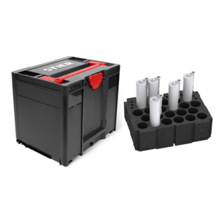 Set STIER Systainer³ IV Black + Kartuscheneinsatz für Systainer IV und V