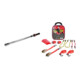 Set STIER Drehmomentschlüssel mit Umschaltknarre 1/2" Aufnahme 80-400 Nm + Spanngurte-Set 9-teilig, TÜV/GS geprüft nach DIN EN 12195-2