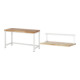 Set STIER Höhenverstellbare Werkbank Premium BxTxH 1500x700x840-1040mm RAL...