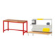 Set STIER Höhenverstellbare Werkbank Premium BxTxH 1500x700x840-1040mm RAL...