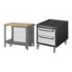 Set STIER Werkbank Premium mit abs. Fahrgestell und 3 Schubladen BxTxH...