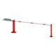 Set Handschranke, B3000mm 950mm, Zylinder, Auflage + Schake Satz Bodenh lse f r Haupt, Auflagepfosten der Wegeschranke Typ 411 inkl. Schrauben-1
