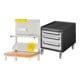 Set STIER Werkbankaufbau BxH 750x900mm + Rollcontainer Premium mit 3...