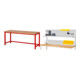 Set STIER Höhenverstellbare Werkbank Premium BxTxH 2000x700x840-1040mm RAL...