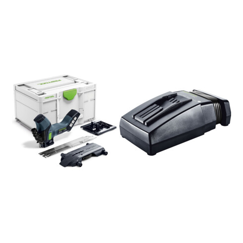 Set Festool Akku-Dämmstoffsäge ISC 240 EB-Basic + Schnellladegerät TCL 6