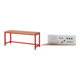 Set STIER Höhenverstellbare Werkbank Premium BxTxH 2000x700x840-1040mm RAL...