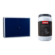 Set STIER Wandschrank, sichere & platzsparende Aufbewahrung, blau + Handreiniger Werkstatt 3 L