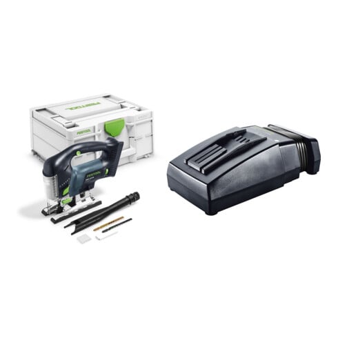 Set Festool Akku-Pendelstichsäge PSBC 420 EB-Basic CARVEX + Schnellladegerät TCL 6
