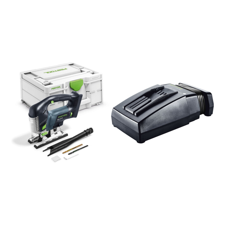 Set Festool Akku-Pendelstichsäge PSBC 420 EB-Basic CARVEX + Schnellladegerät TCL 6