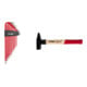Set STIER Ensemble de tournevis d’angle Torx TX10 - TX50 9 pièces + Marteau de serrurier Robust+ 500 g avec protection de manche DIN 1041-1