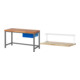 Set STIER Höhenverstellbare Werkbank Premium mit 1 Schublade BxTxH...