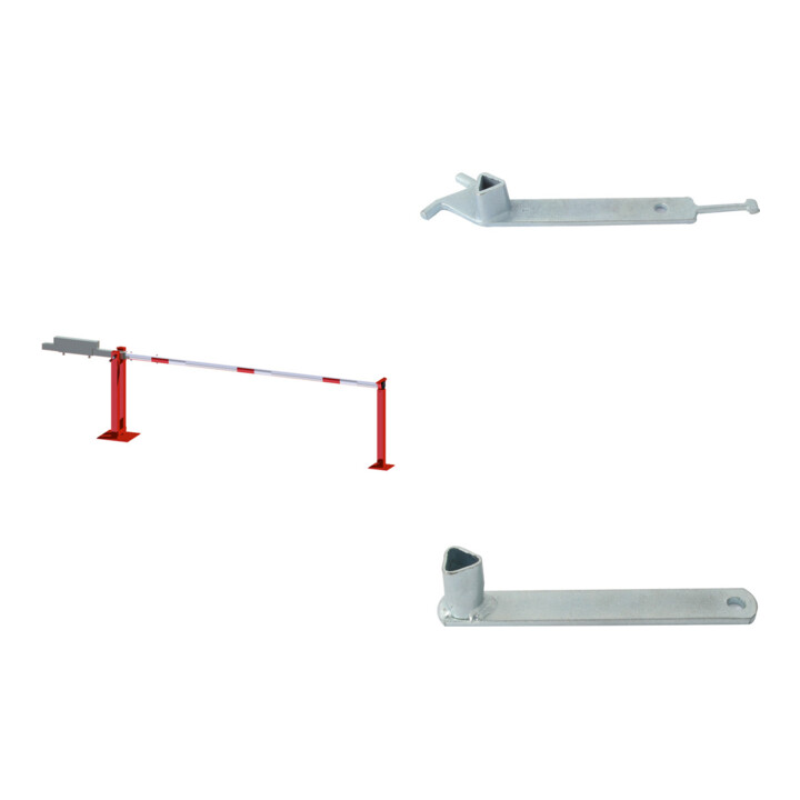 Set Schake GmbH Handschranke, B6000mm 950mm, Dreikant, Auflage + Schake Satz...