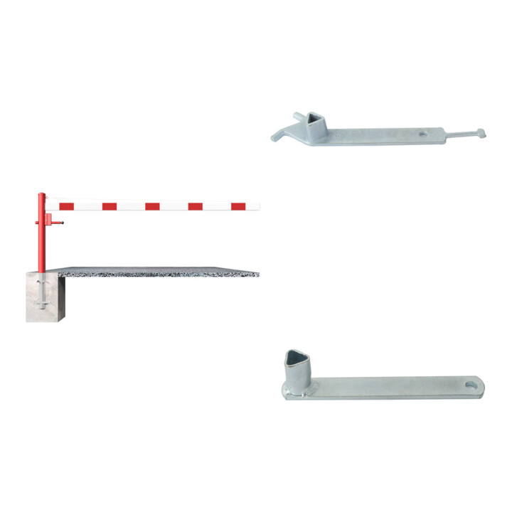 Set Schake Drehschranke 3,00m + Dreikantschlssel M 12 + Grauguss-Univ.-Schlssel
