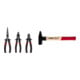Set STIER Zangensatz Montage+ 3-teilig + STIER Schlosserhammer Robust+ 500g mit Stielschutz DIN 1041