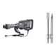 Set STIER Marteau de démolition SAH-2000 1700 W 50 J 2000 coups/min + STIER Burin plat et burin pointu SDS-HEX 410 mm pour marteau de démolition-1