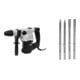 Set STIER Marteau perforateur SDS-Max, 1500W + Set de burins STIER SDS-Max 4 pièces 400 x 25 mm / 400 mm-1