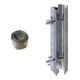 Set Schake Schalband Höhe 220 mm + Schake Aussparungsschalwinkel zur Aufnahme von Schaltafel + Schake Schalungszwinge, große Ausführung 90/50, lackiert + Schake Fensterstütze, Länge: 0,90 m - 1,50 m, lackiert-1
