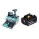 Set Perceuse-visseuse à percussion sans fil 18V / 3,0 Ah, 2 batteries + chargeur dans coffret aluminium + set d’accessoires 96 pièces + Batterie BL1850B Li 18,0V 5.0Ah - 197280-8-1